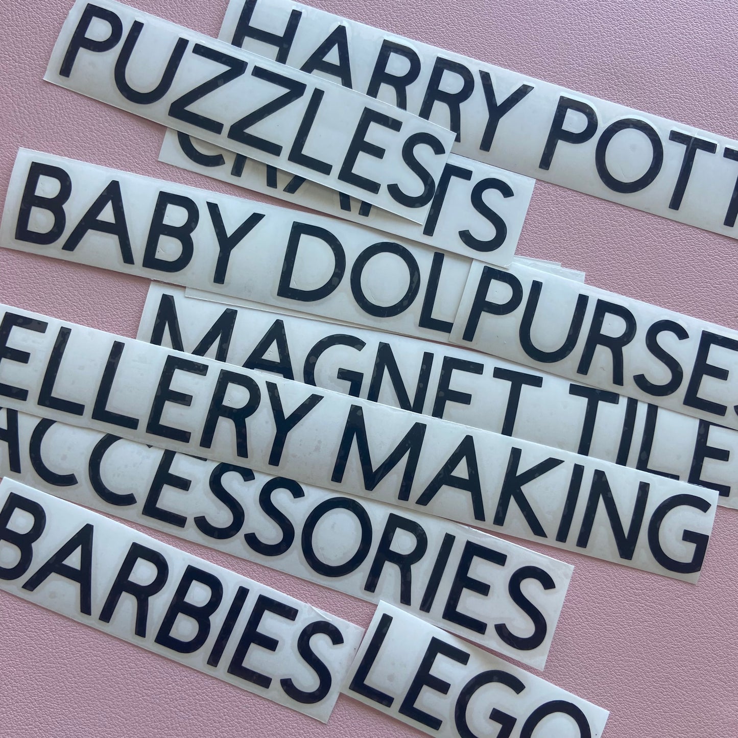 Kids Toy Box Labels