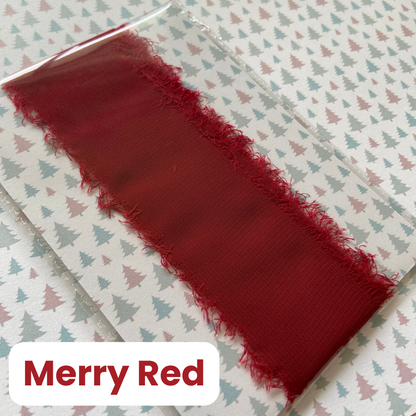 Christmas Silk Chiffon Ribbon