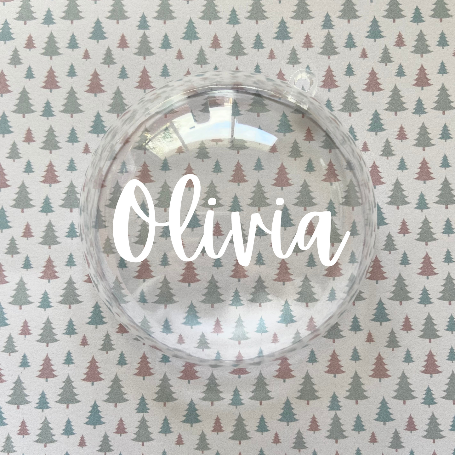 Christmas Fillable Ornaments